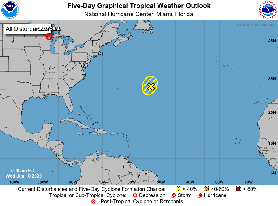 Five-Day Graphical Tropical Weather Outlook